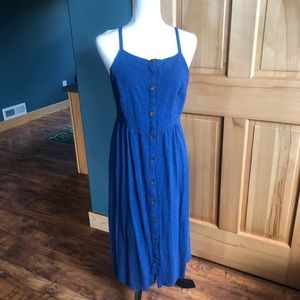 Old navy blue midi